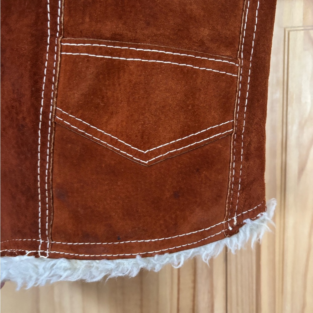 Vintage suede vest with lining - Picture 9 of 9